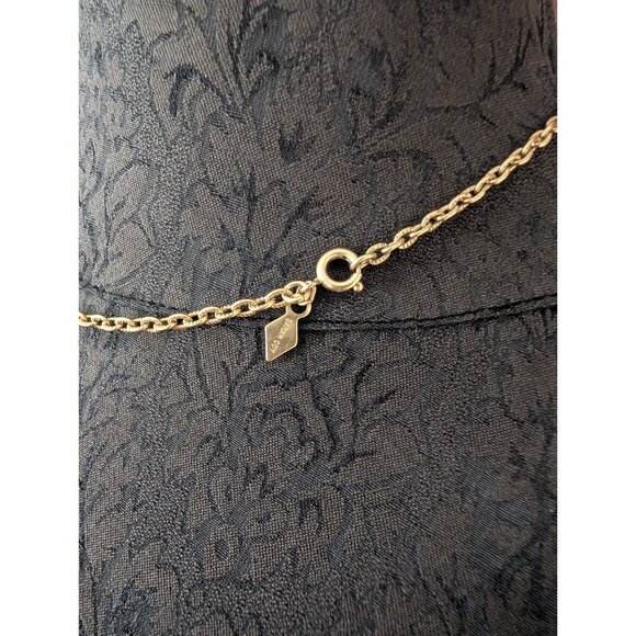 Vintage Sarah Coventry Gold Tone & Faux Pearl Choker Necklace - Picture 4 of 4